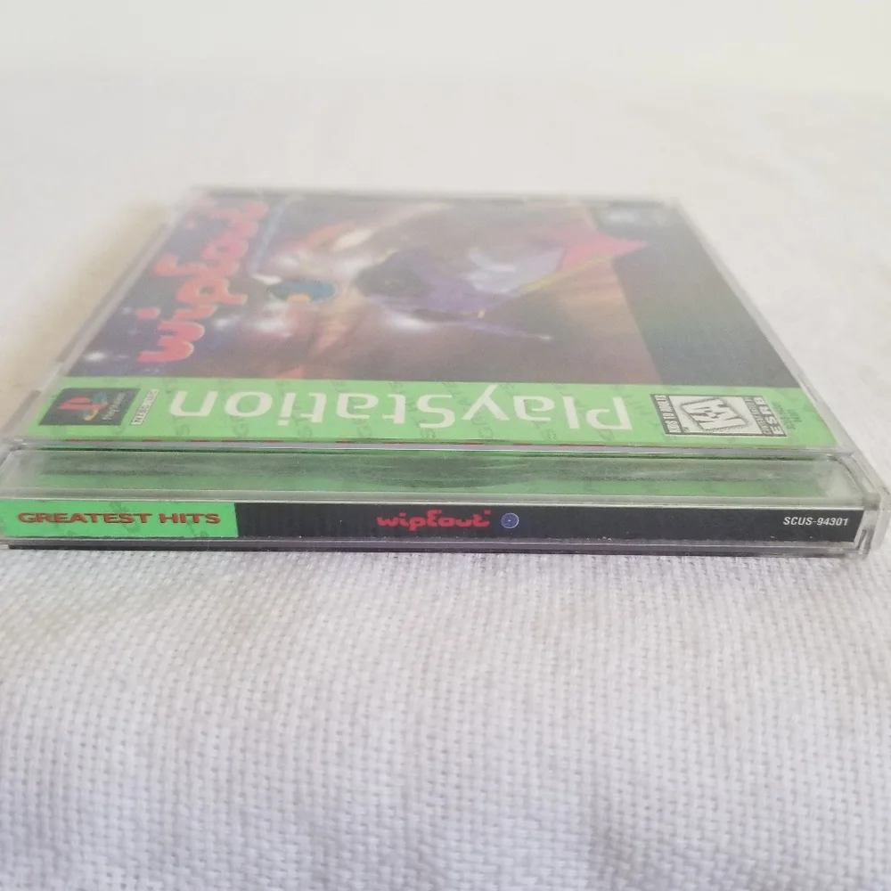 Wipeout Ballistic Antigravity Racing PS1 Sony PlayStation Video Game